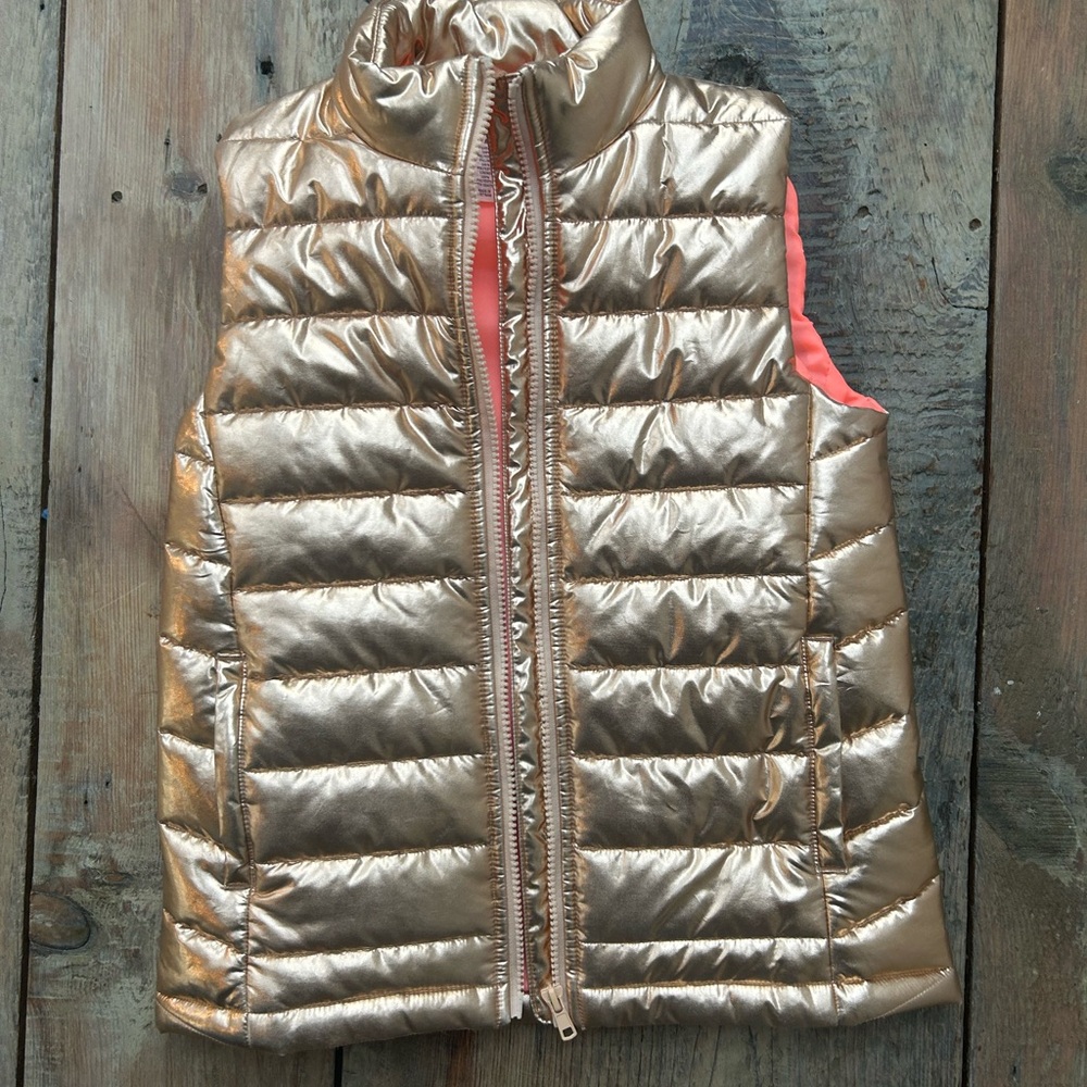 Gold Puffer Vest